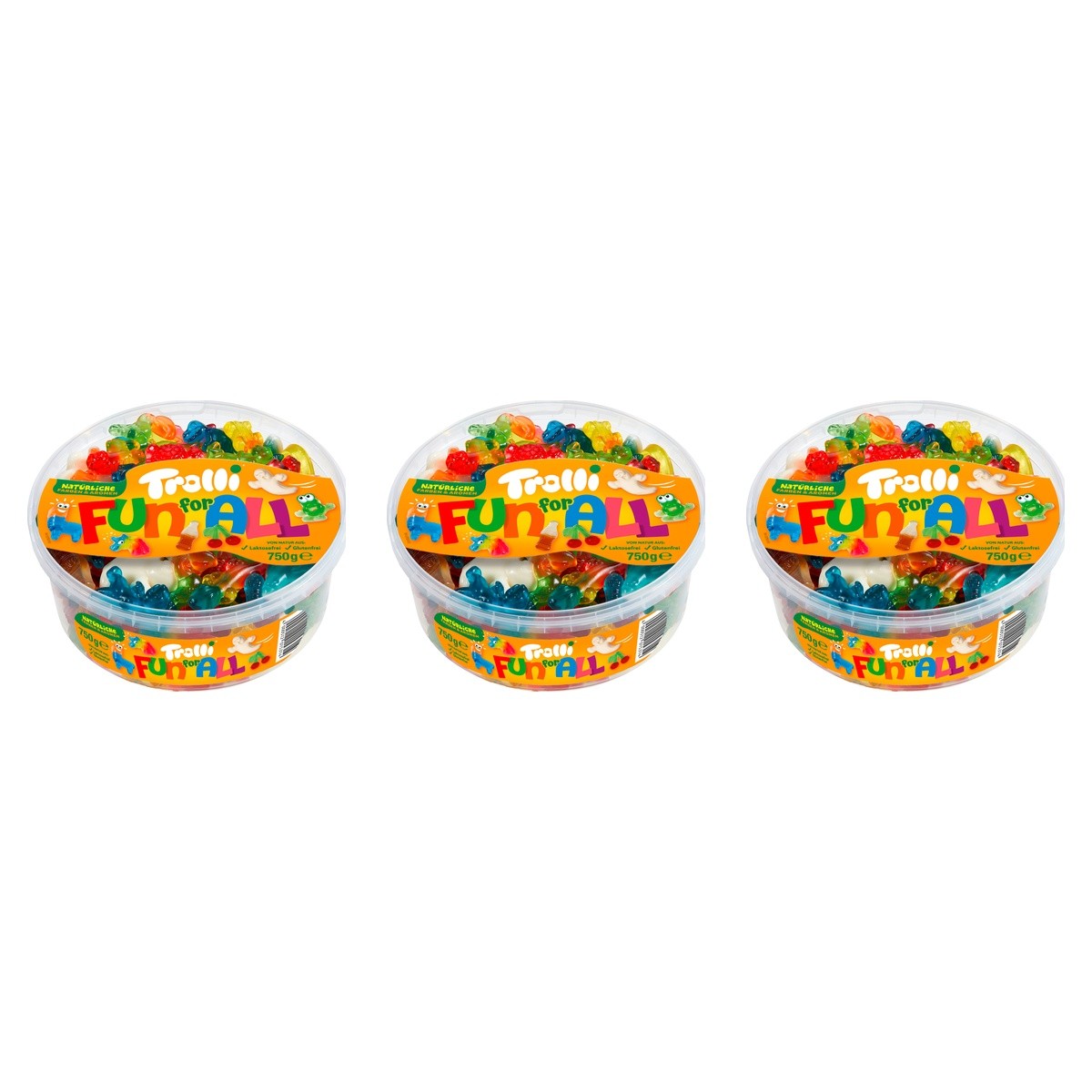 Trolli Fun for All – 3 x 750 g (2250 g)