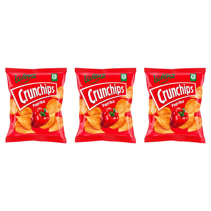 Crunchips Paprika – 3 x 25 g (75 g)