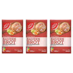 Gut&Günstig Brotbackmischung Bauernbrot – 3 x 1000 g (3000 g)