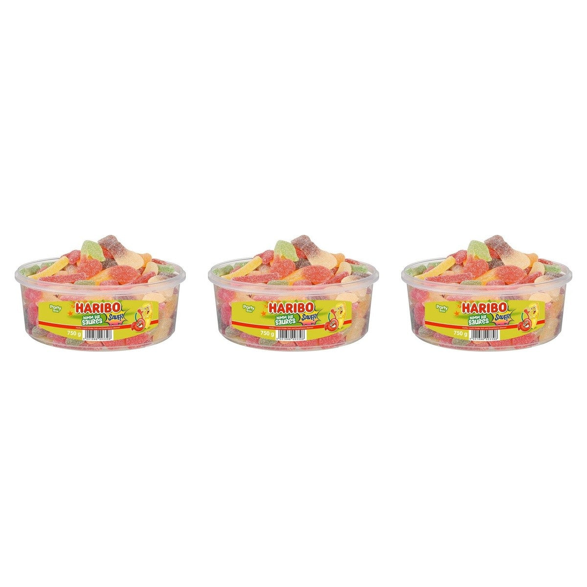 Haribo Nimm Dir Saures – 3 x 750 g (2250 g)