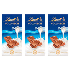 Lindt Tafel Vollmilch – 3 x 100 g (300 g)