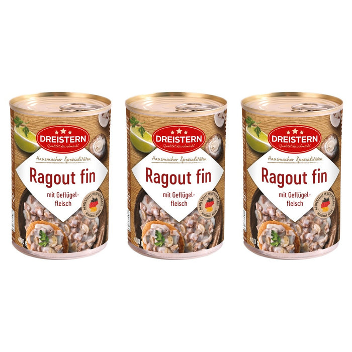 Dreistern Ragout Fin – 3 x 400 g (1200 g)