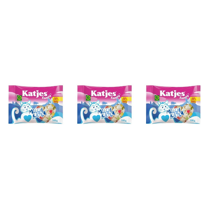 Katjes Family Milchkater – 3 x 300 g (900 g)