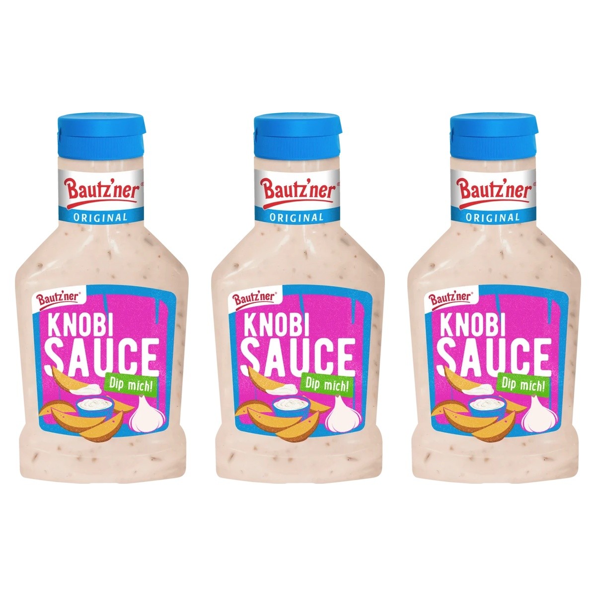Bautzner Knobi Sauce – 3 x 300 ml (900 ml)