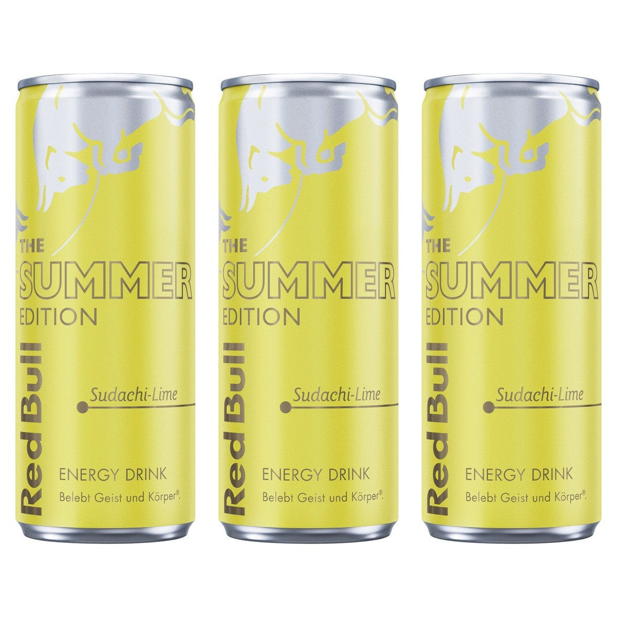 Red Bull Energy Drink Summer Edition Sudachi-Lime – 3 x 250 ml (750 ml)