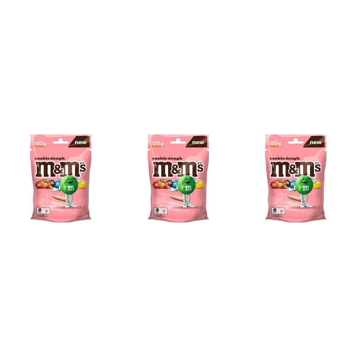 M&M's Cookie Dough – 3 x 120 g (360 g)