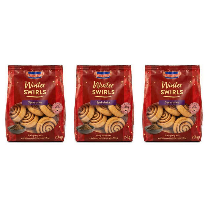 KuchenMeister Winter Swirls Spekulatius Style – 3 x 256 g (768 g)