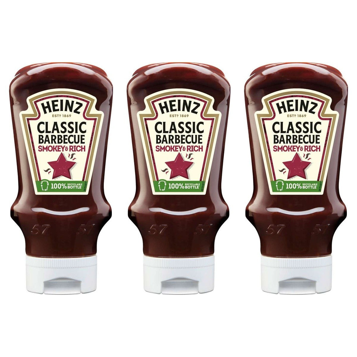 Heinz Classic Barbecue Sauce – 3 x 400 ml (1200 ml)