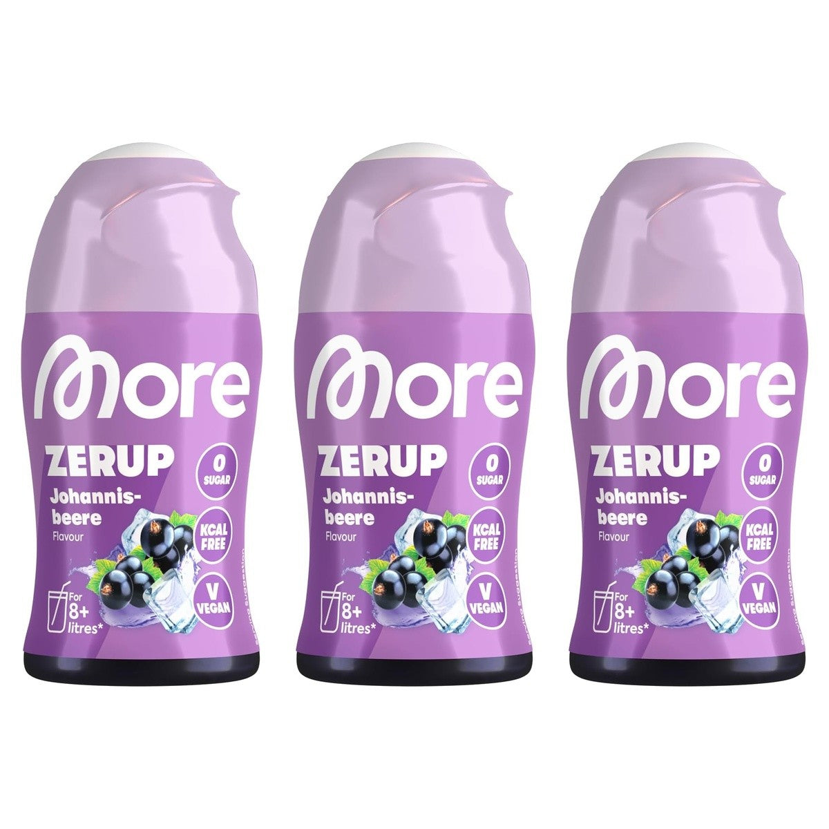 More Zerup Zero Johannisbeere – 3 x 65 ml (195 ml)