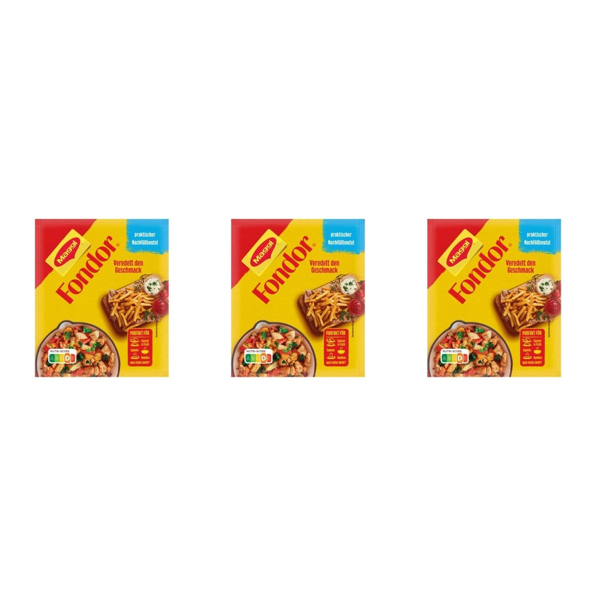 Maggi Fondor Nachfüllbeutel – 3 x 100 g (300 g)