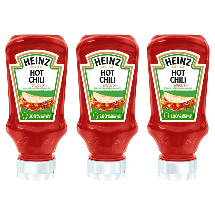 Heinz Hot Chili Sauce – 3 x 220 ml (660 ml)