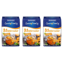 Sweet Family Nordzucker Gelierzucker 3:1 – 3 x 500 g (1500 g)