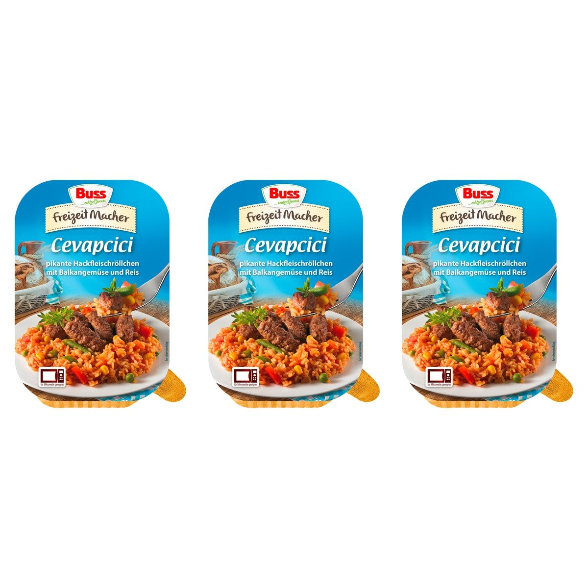 Buss Cevapcici – 3 x 300 g (900 g)