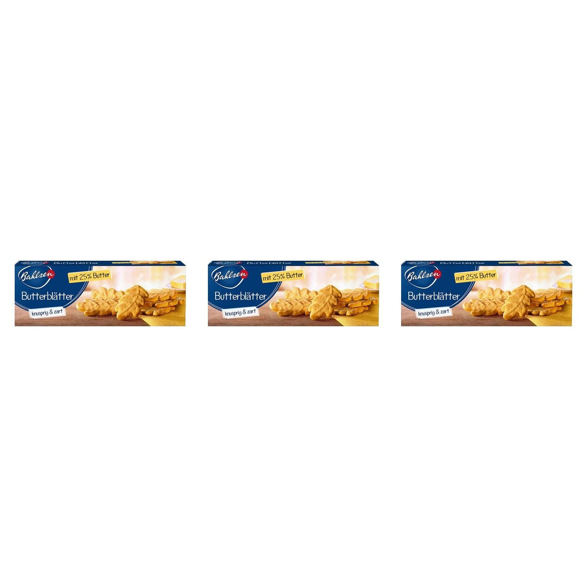 Bahlsen Butterblätter – 3 x 125 g (375 g)