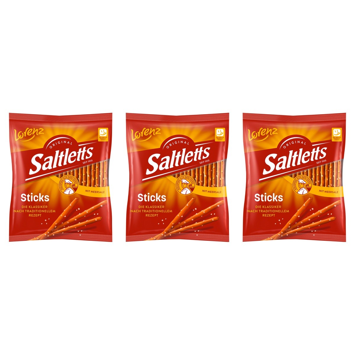Saltletts Sticks Classic – 3 x 150 g (450 g)