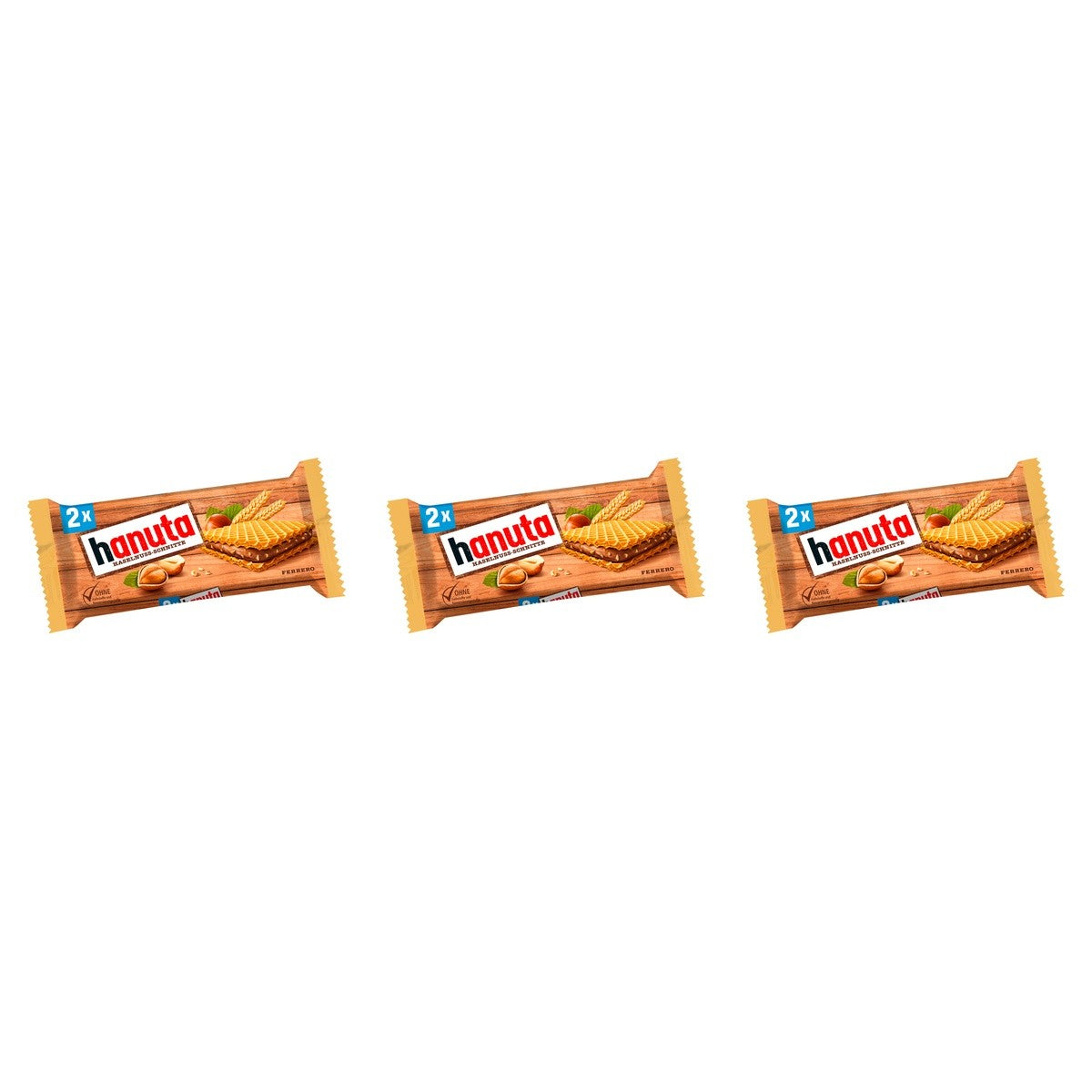 hanuta 2ST – 3 x 44 g (132 g)