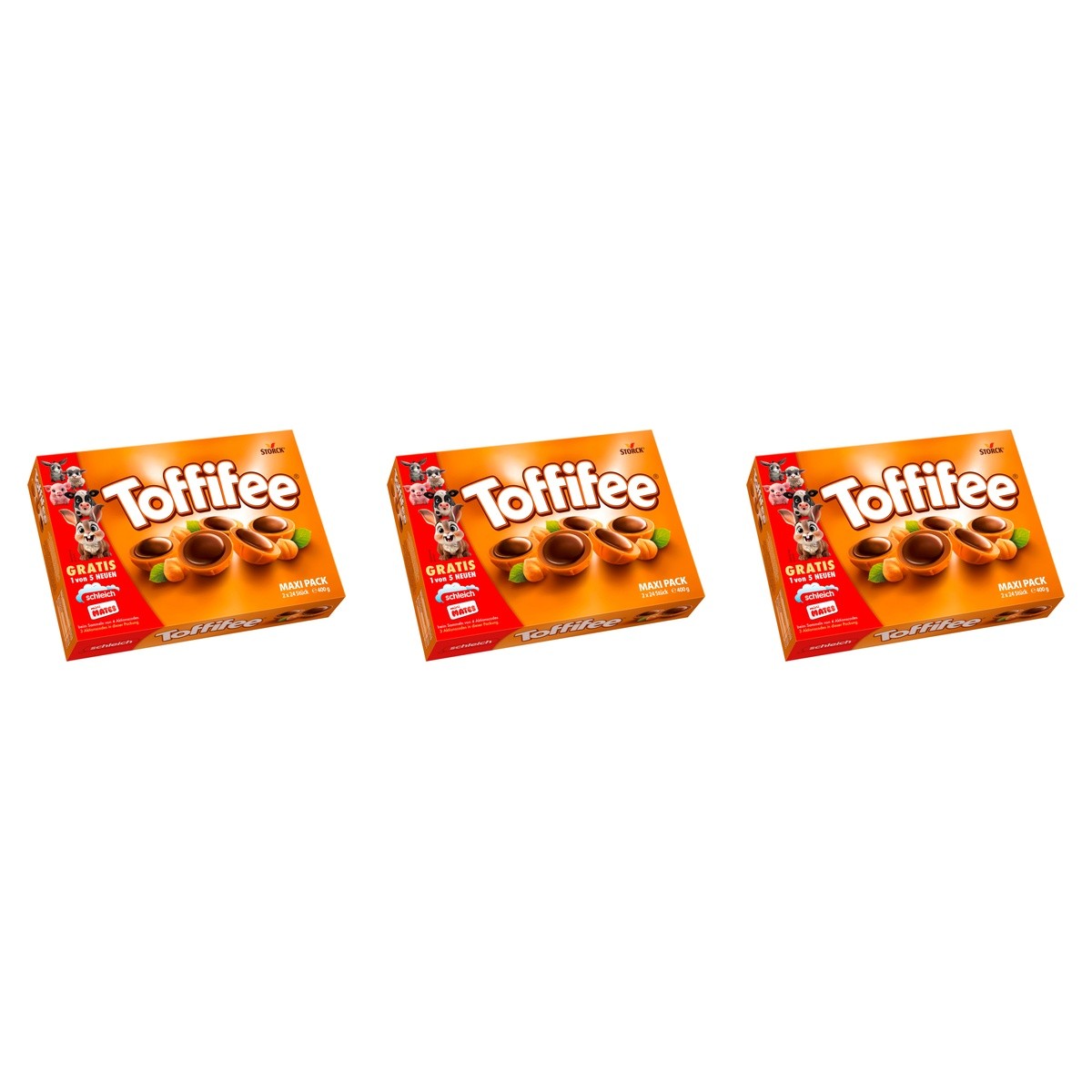 Storck Toffifee – 3 x 400 g (1200 g)