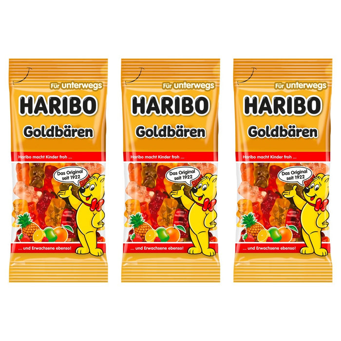 Haribo Mini Goldbären – 3 x 75 g (225 g)