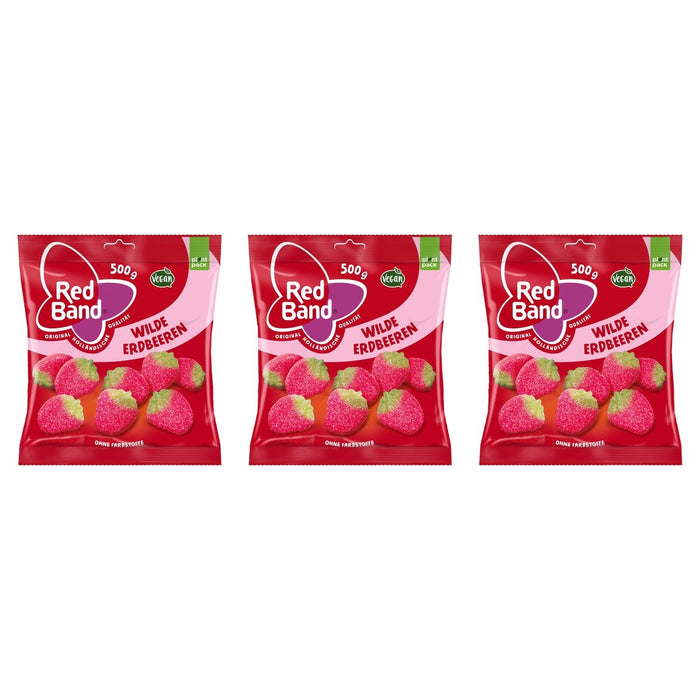 Red Band Wilde Erdbeeren – 3 x 500 g (1500 g)