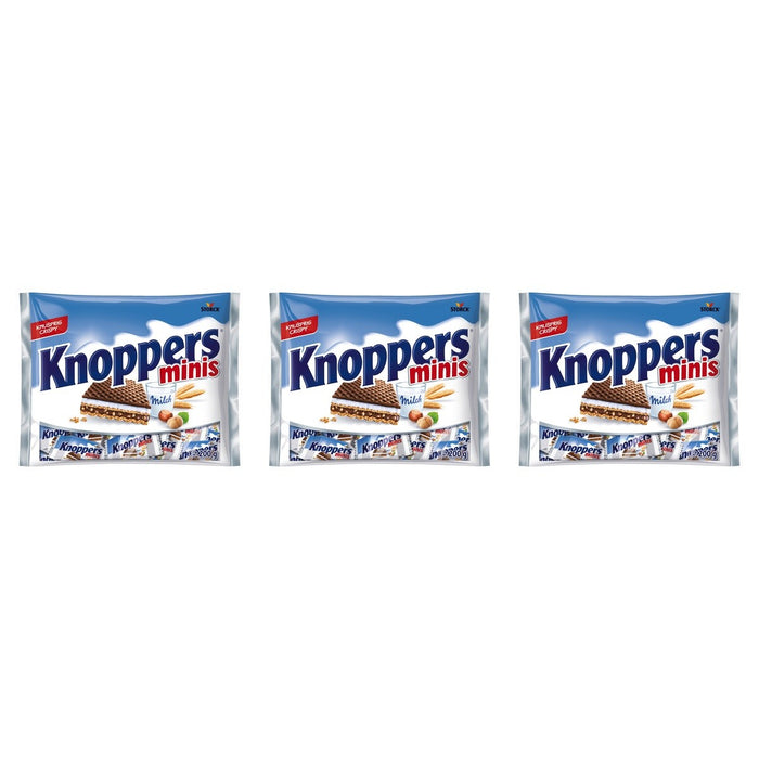 Knoppers Minis – 3 x 200 g (600 g)
