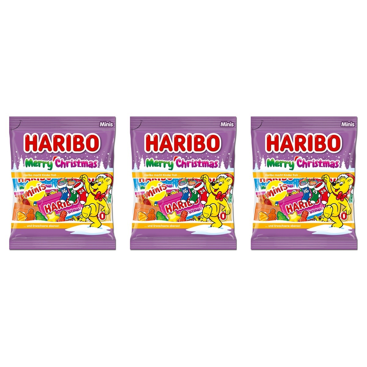 Haribo Merry Christmas – 3 x 250 g (750 g)