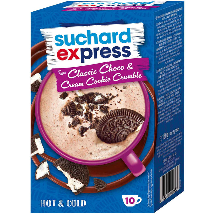 Suchard Express Sticks Type Classic Choco & Cream Cookie Crumble 10x15g (150g)