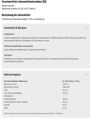 Sarotti Katzenzungen Vollmilch 100g