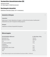 Sarotti Schwarze Herren Schokolade Edelbitter TCE 100g