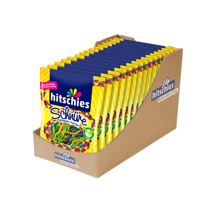 15x Hitschies Schnüre Bunt 15x125g