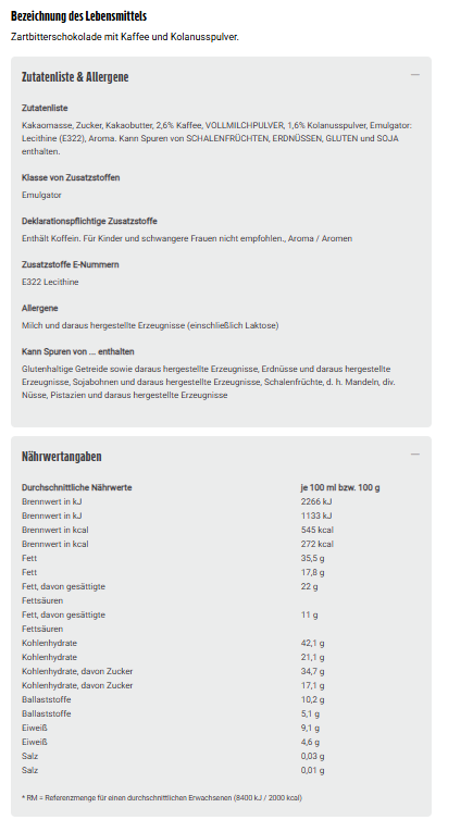 3x Scho-Ka-Kola Zartbitter Schokolade mit Koffein 100g (3x100g)