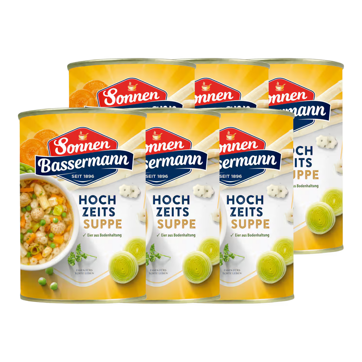 6x Sonnen Bassermann Hochzeitssuppe 400ml (6x400ml)