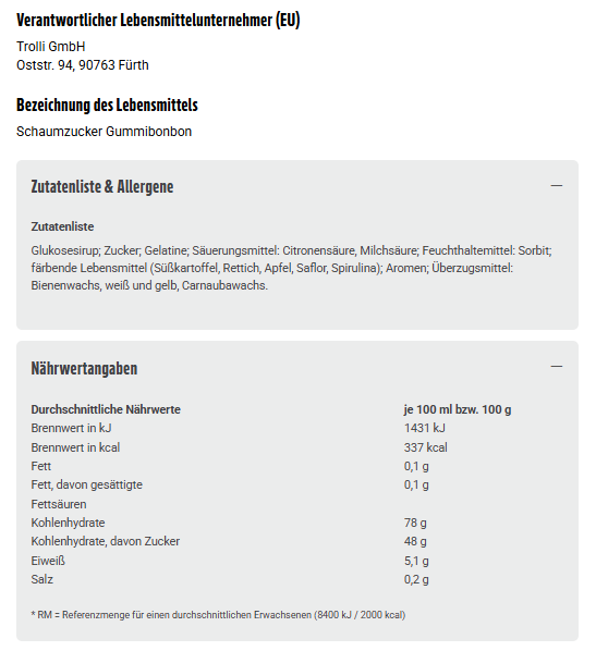 3x Trolli Haifische (3x150g)
