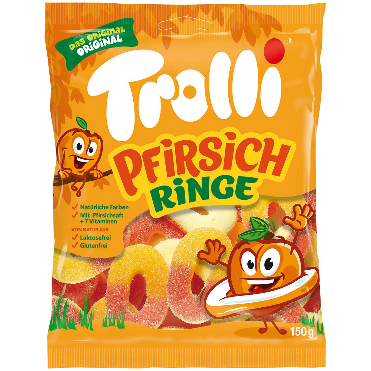 Trolli Pfirsichringe 150g