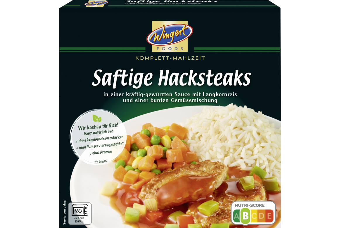 Wingert Foods Hacksteaks saftig 460g