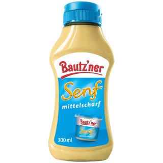 Bautzner Senf mittelscharf 300ml