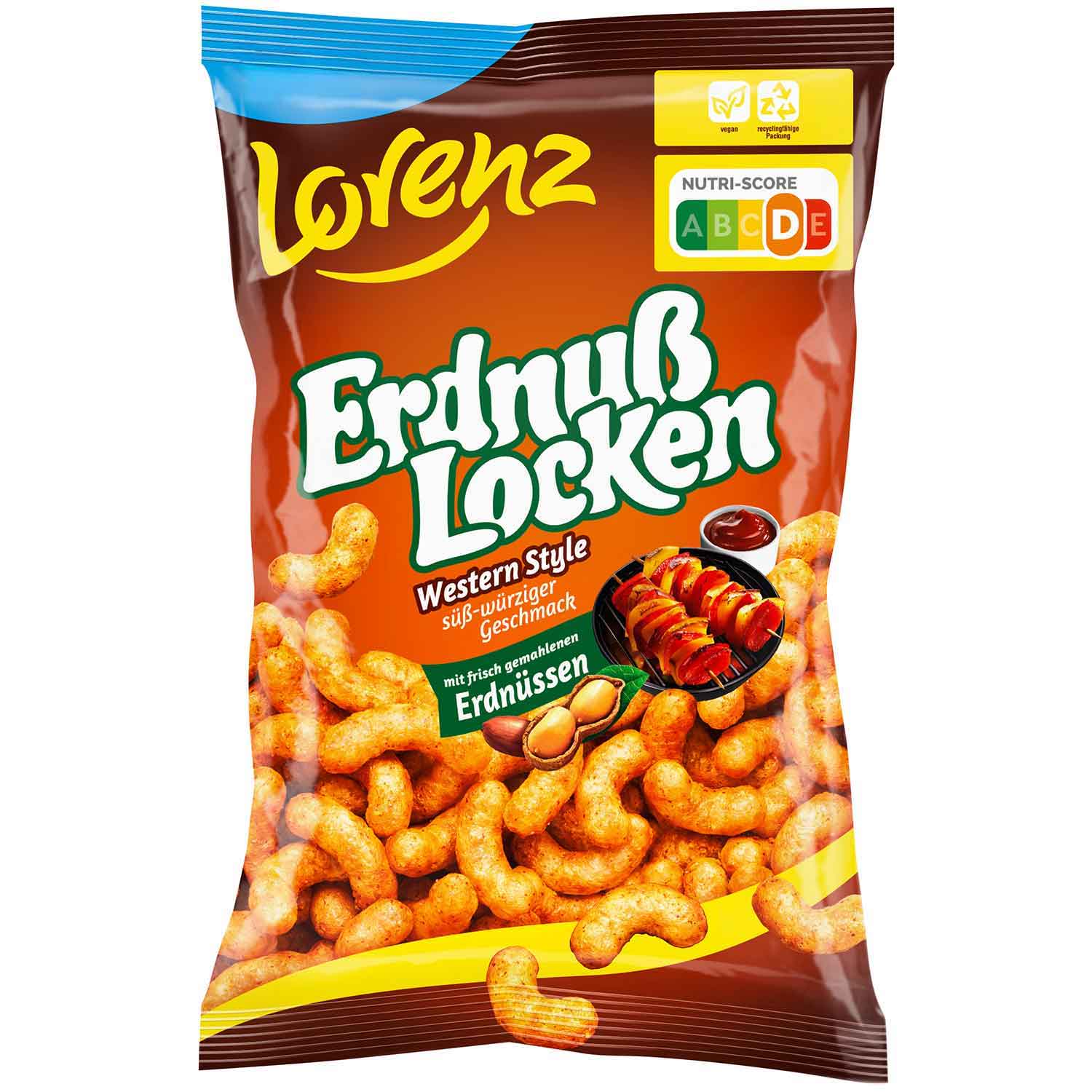 Erdnußlocken Western Style 150g