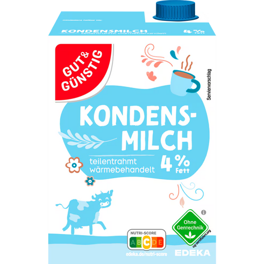 16x GUT&GÜNSTIG Kondensmilch 4% 340g VLOG (16x340g)