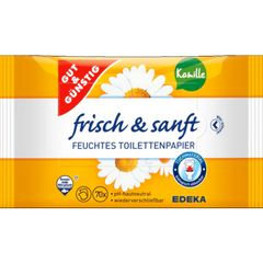 G&G feuchtes Toilettenpapier Kamille 2x70er NF