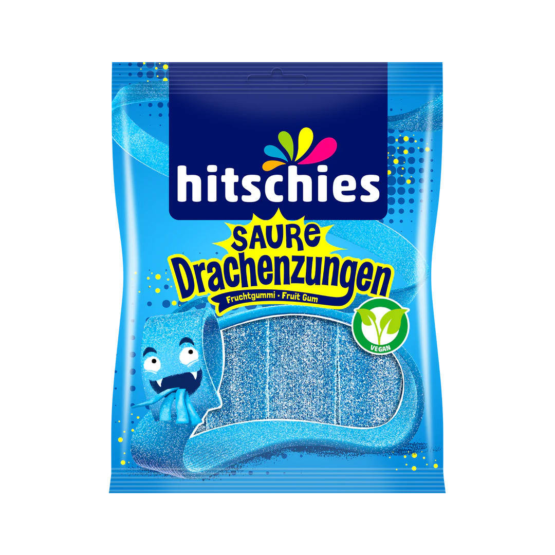 hitschler Hitschies Saure Drachenzungen Blau 125g