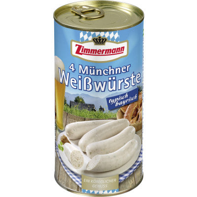 Zimmermann 4 Münchner Weißwürste 530g
